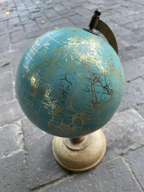 Beautiful Globe on Wooden Stand( 28 cm )