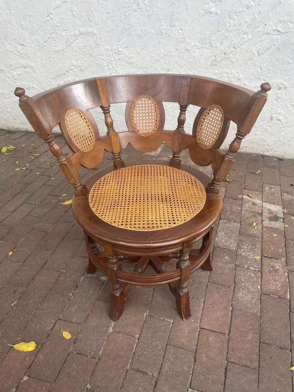 Vintage Stinkwood Tub Chair