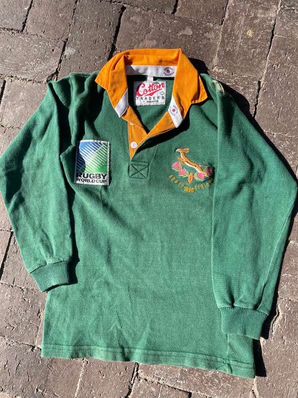 Rugby . Pair of Springbok Worldcup 95 Jerseys