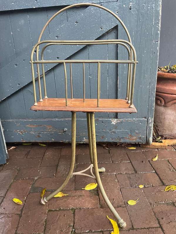 Brass Magazine Rack ( 74 x 45 x 13 cm )