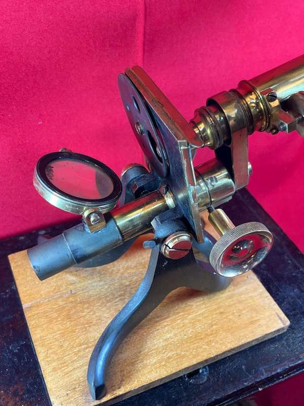 Vintage Brass Microscope J Zentmayer 1876