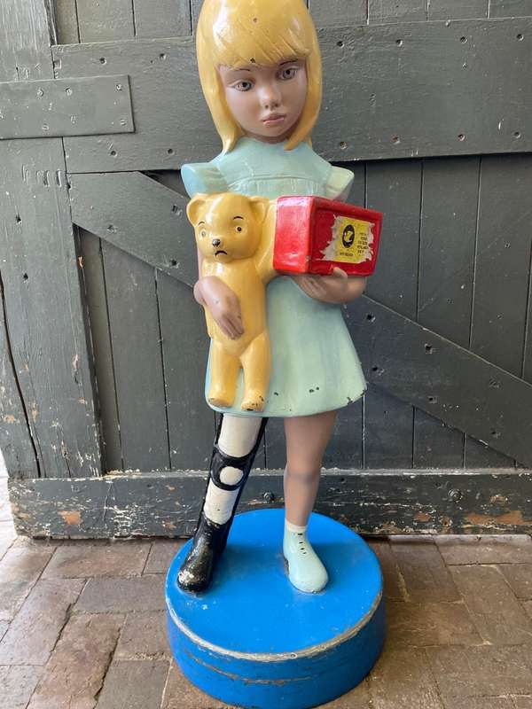 Rare Vintage Cerebral Palsy Shop display Doll ( 102 cm )