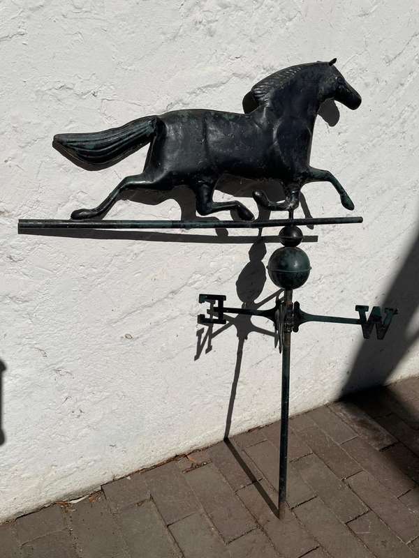 Rare Original Metal Horse Weathervane from Backwood Studfarm ( 115cm )
