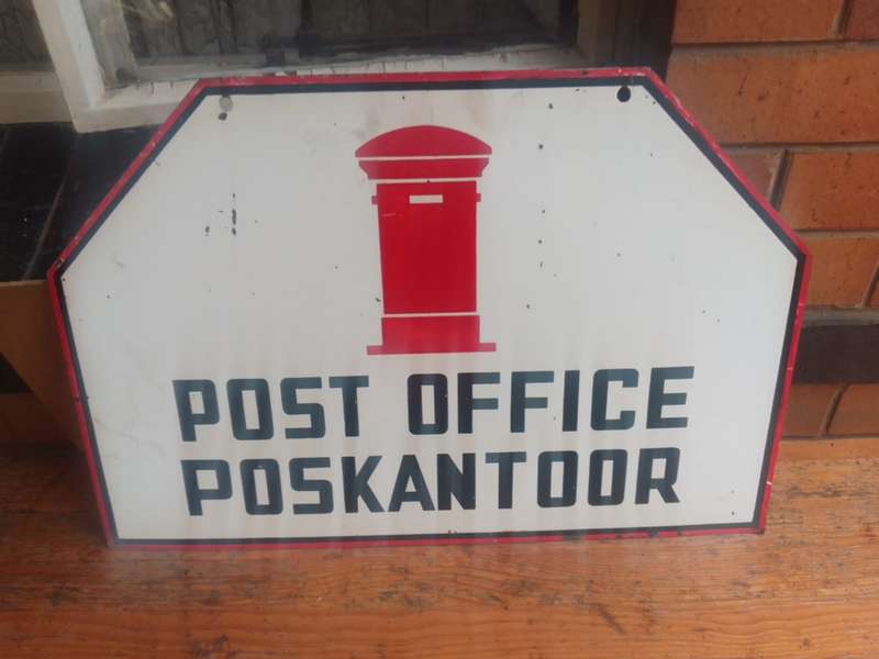 Original Doublesided Poskantoor Sign (60 x 40 cm )