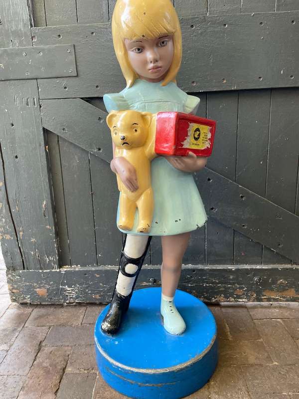Rare Vintage Cerebral Palsy Shop display Doll ( 102 cm )