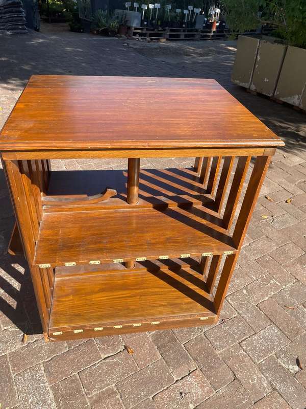 Beatiful Teak Revolving Boodcase ( 90 x 68 x 55 cm )