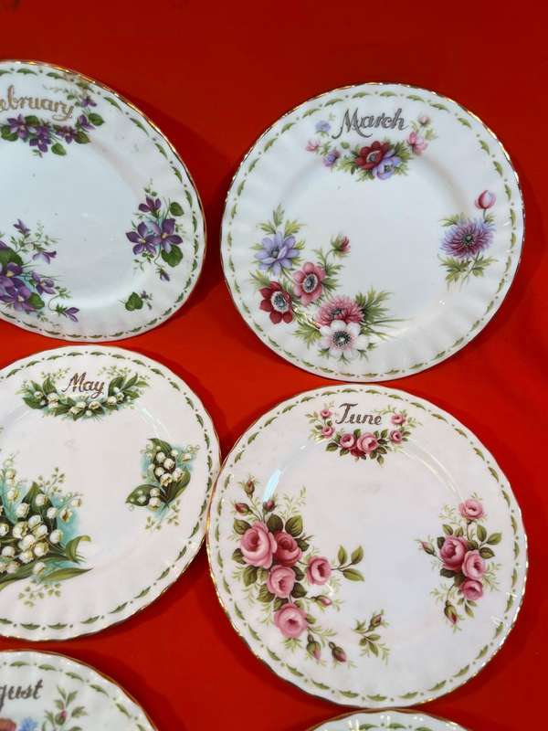 Royal Albert : Flower of the Month Series ( all except October)