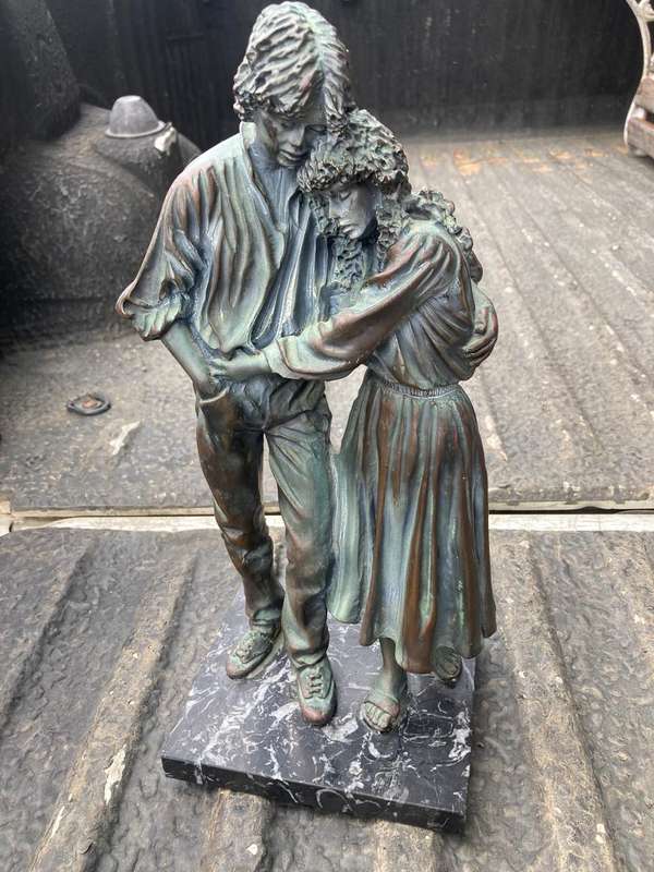 Bronze : Joseph Bofill , Juntos por el Camino, 1942 ( 42 cm )