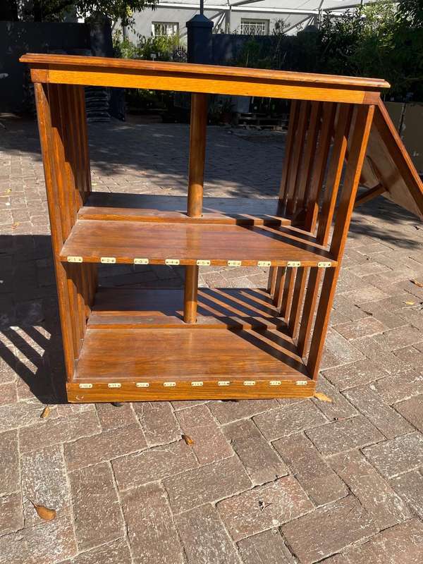 Beatiful Teak Revolving Boodcase ( 90 x 68 x 55 cm )