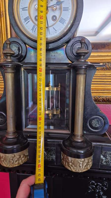 Vintage Slate Clock