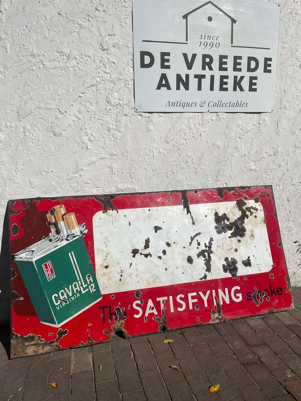 Original Cavalla Cigarette Sign ( 185 x 85 cm )