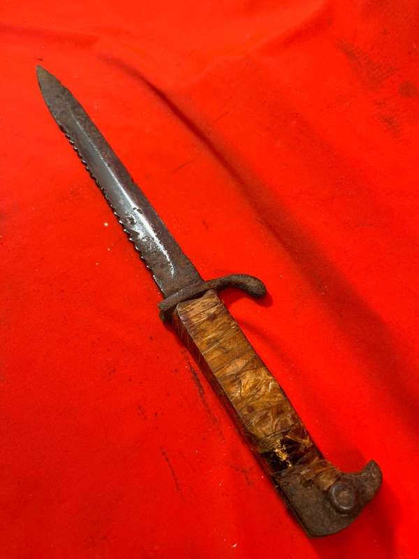 German WW1 Sawback Bayonet