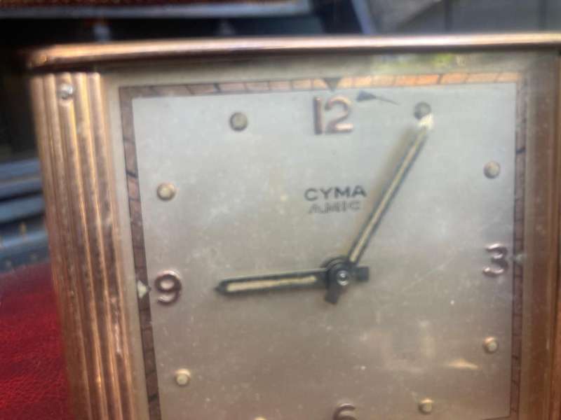 Swiss Cyma Travel Clock