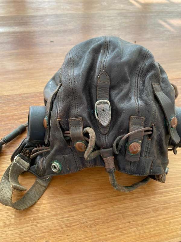 WW 11 RAF Pilots Helmet