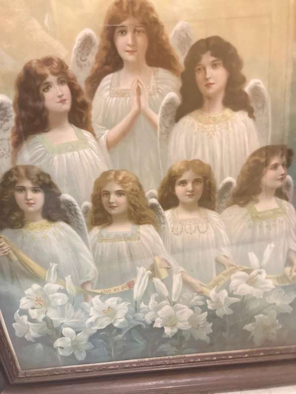Rare Print: The Heavenly Choir( 76 x 60 cm )