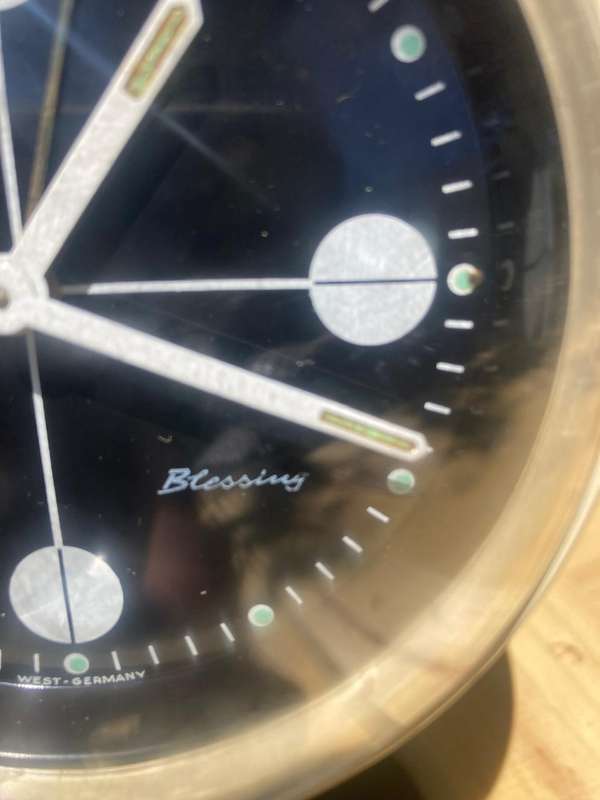 Midcentury Space Age Foot Alarm Clock by Blessing( Working)