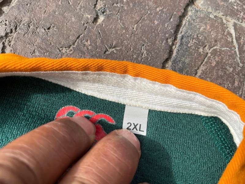 Rugby: Springbok Players Match Jersey : no 3