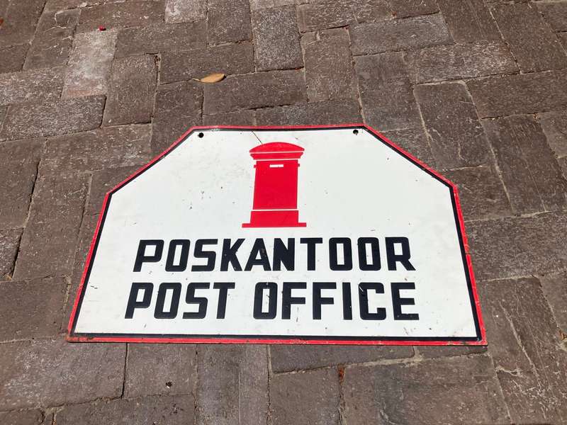 Original Doublesided Poskantoor Sign (60 x 40 cm )