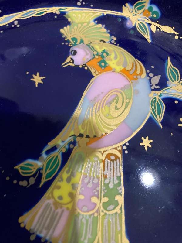 Beautiful Rosenthal Peacock Plate ( 20 cm)