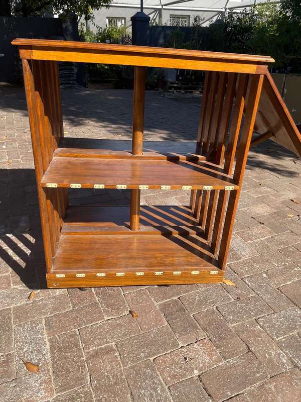 Beatiful Teak Revolving Boodcase ( 90 x 68 x 55 cm )