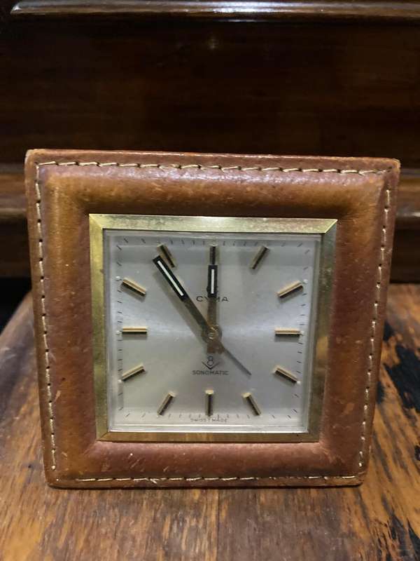 Pair of Vintage Cyma Travelclocks ( working)