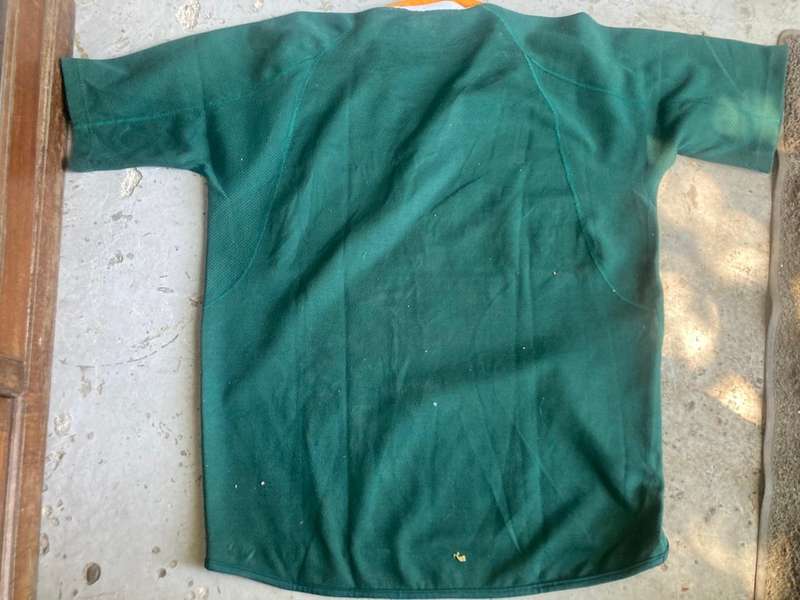 Rugby: Springbok Players Jersey vs All Blacks
