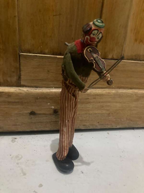 Vintage Windup Clown ( 23 cm )Not working