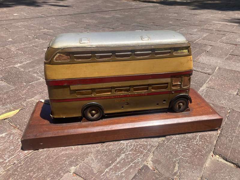 Model of Vintage Germiston Bus (35 x 18 x 10 cm )
