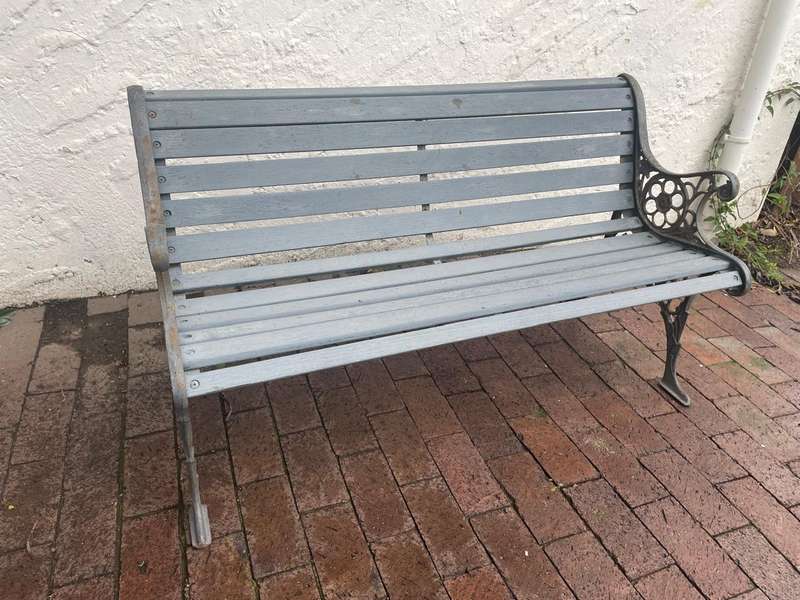 Victorian Cast Iron Gardenbench ( 127 x 72 x 56 cm )