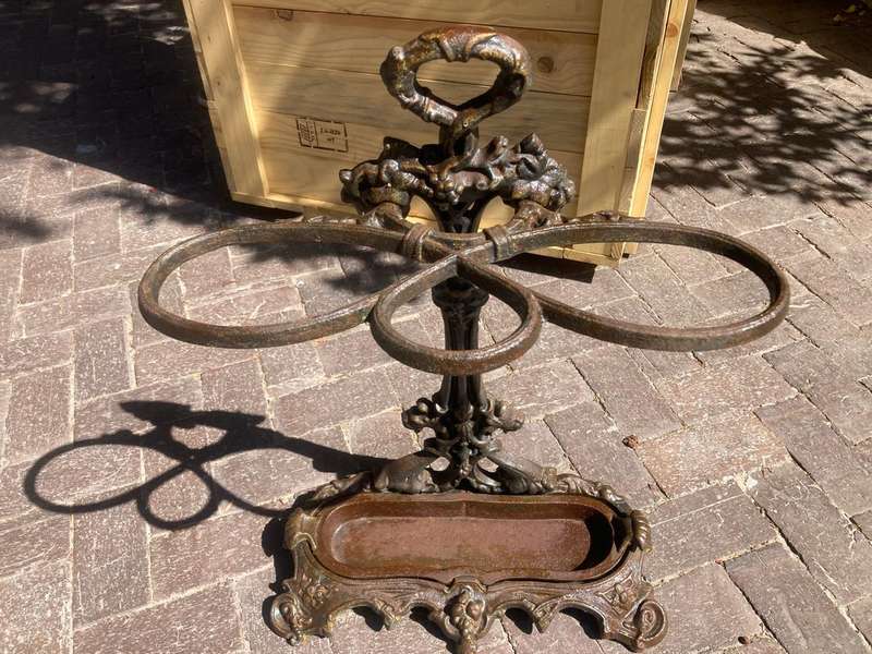 Rare Cast Iron Umbrella Stand