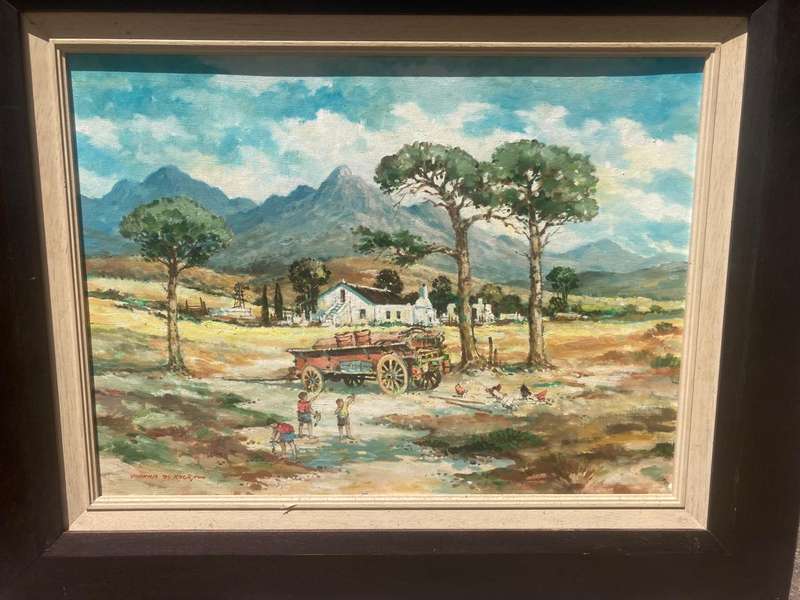 Johnny de Kock Oil on board ( 86 x 70 cm )
