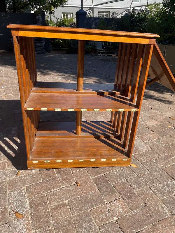 Beatiful Teak Revolving Boodcase ( 90 x 68 x 55 cm )