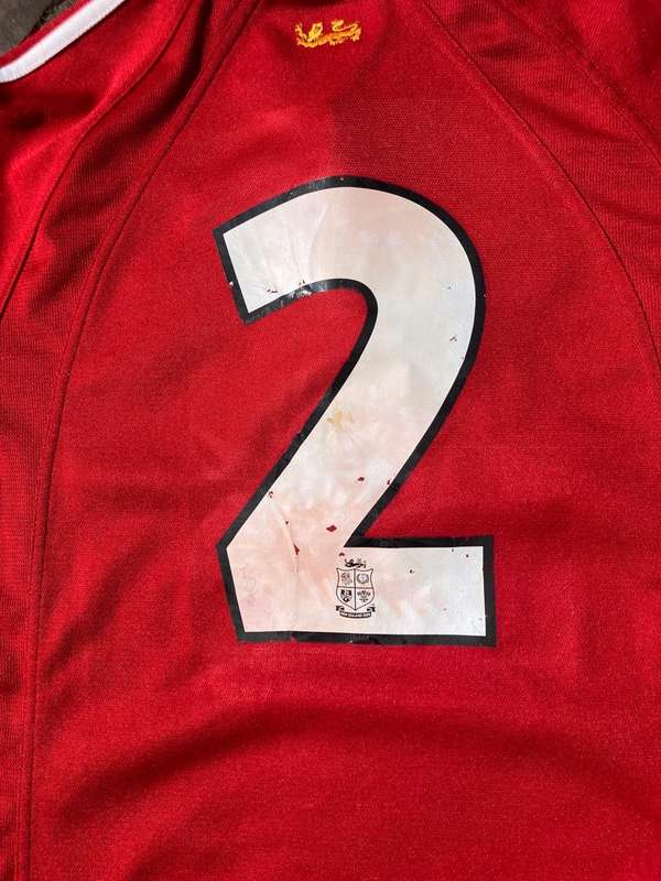 Rigby: British Lions Jersey no 2. 2005 Players Issue Jersey)