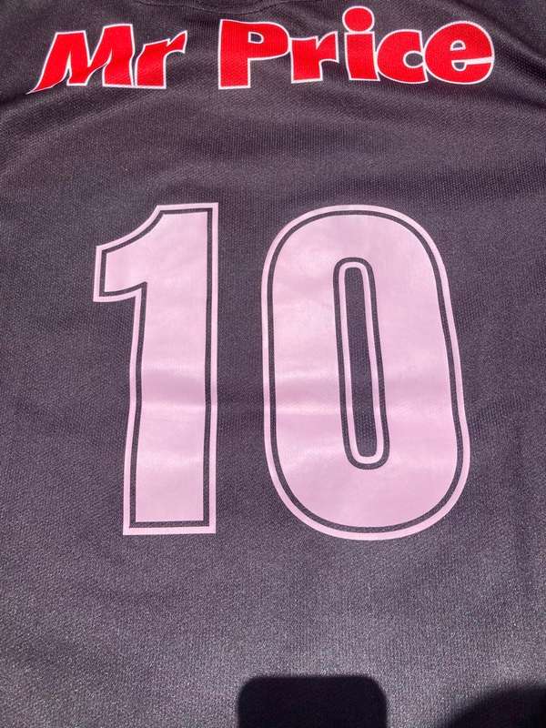 Rugby: Limited Edition Sharks against Breast Cancer Jersey.