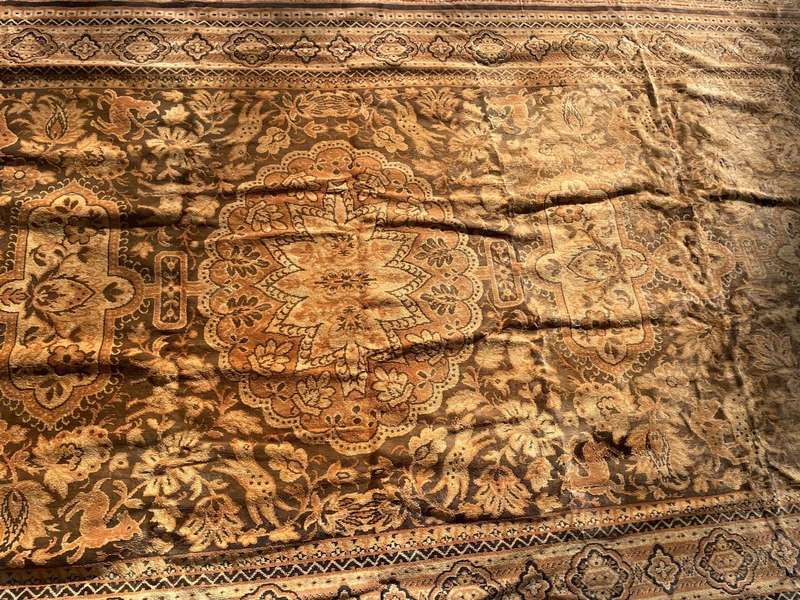Vintage Wall Hanging Silk Rug ( 260 x 140 cm )