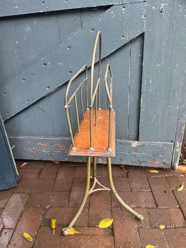 Brass Magazine Rack ( 74 x 45 x 13 cm )