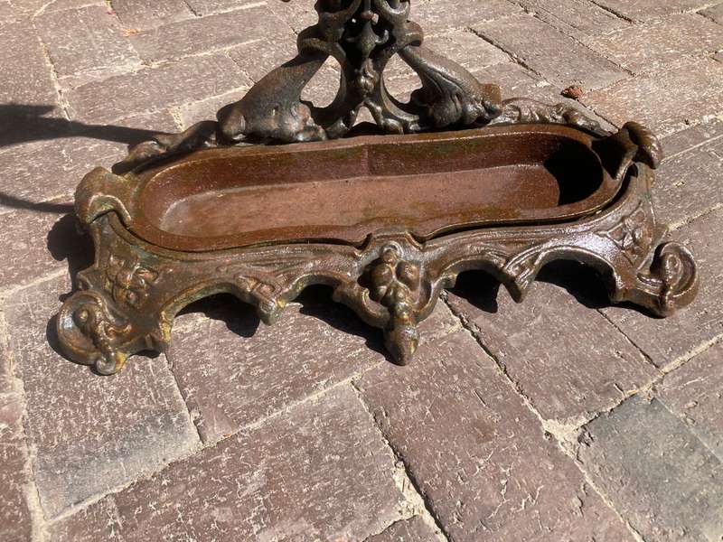 Rare Cast Iron Umbrella Stand