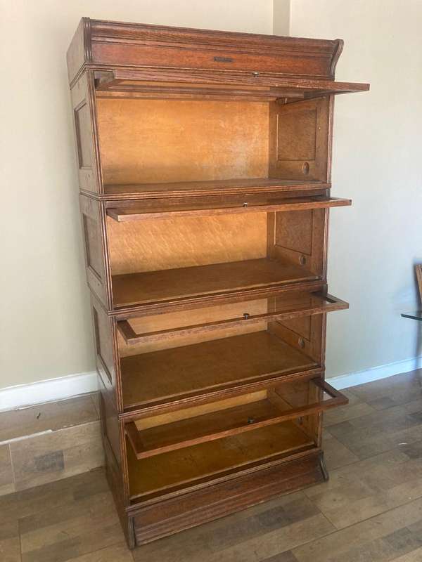 Oak Stack Lawyers Bookcase (170 x 85 x 47 cm ) Yawman & Erbe , Rochester NY