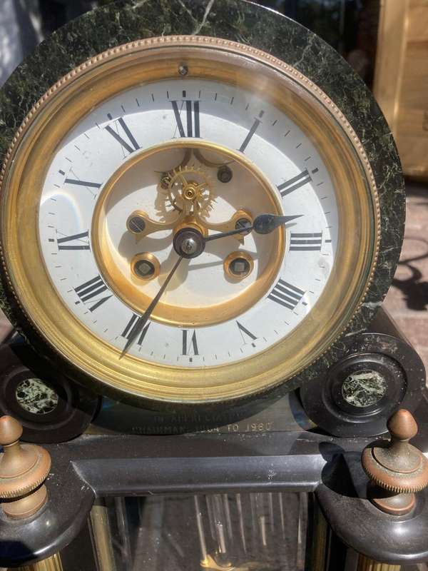 Vintage Slate Clock
