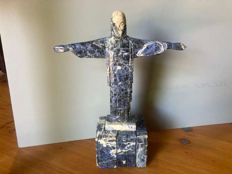 Lapus Lazuli Figurine of Jesus( 35 cm )