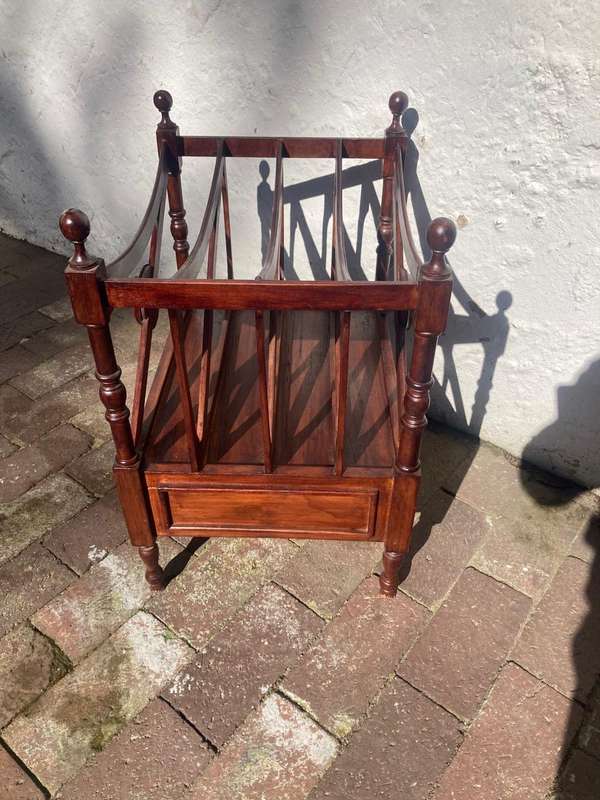 Mahogany Canterbury ( 50 x 38 x 60 cm )