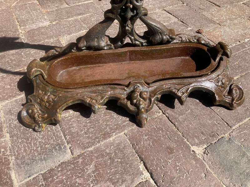 Rare Cast Iron Umbrella Stand