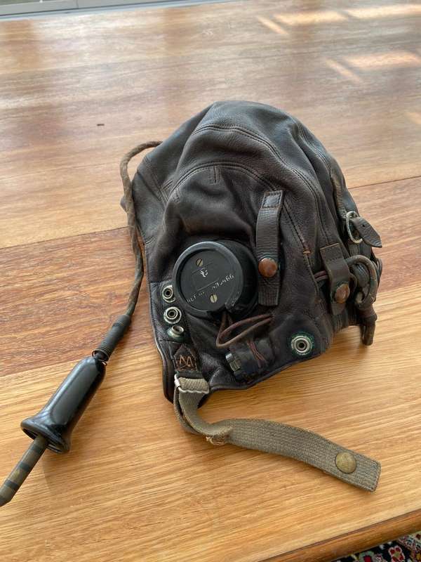WW 11 RAF Pilots Helmet