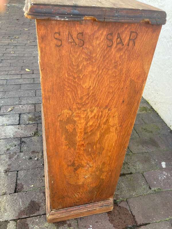 South African Railways Filing Cabinet( 76 x 74 x 25 cm)
