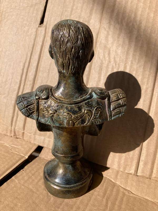 Bronze Bust of Julius Ceasar ( 17 cm )
