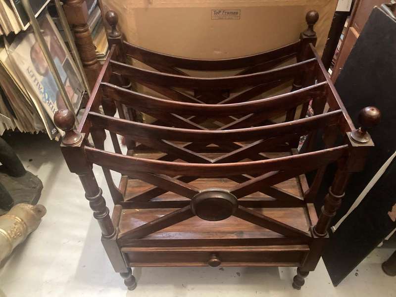 Mahogany Canterbury ( 50 x 38 x 60 cm )