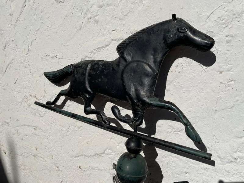 Rare Original Metal Horse Weathervane from Backwood Studfarm ( 115cm )