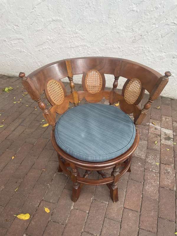 Vintage Stinkwood Tub Chair
