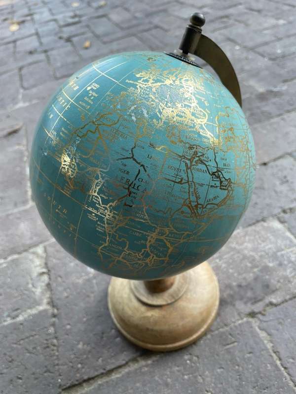 Beautiful Globe on Wooden Stand( 28 cm )