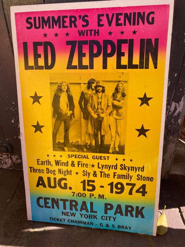 Collection of 3 Pop Concert Posters. ( 55 x35 cm , Blocked)